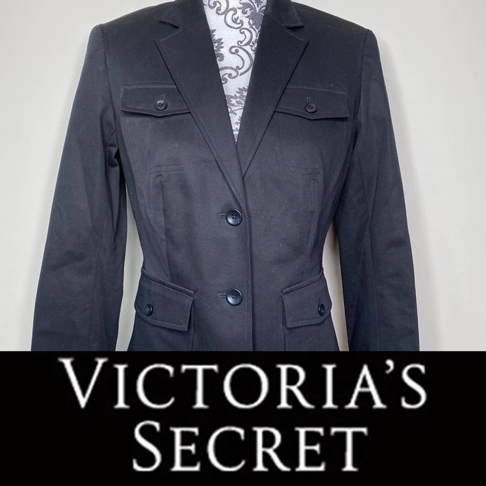 Victoria Secrets Body by Victoria Black Jacket* Cowgirl country work jacket